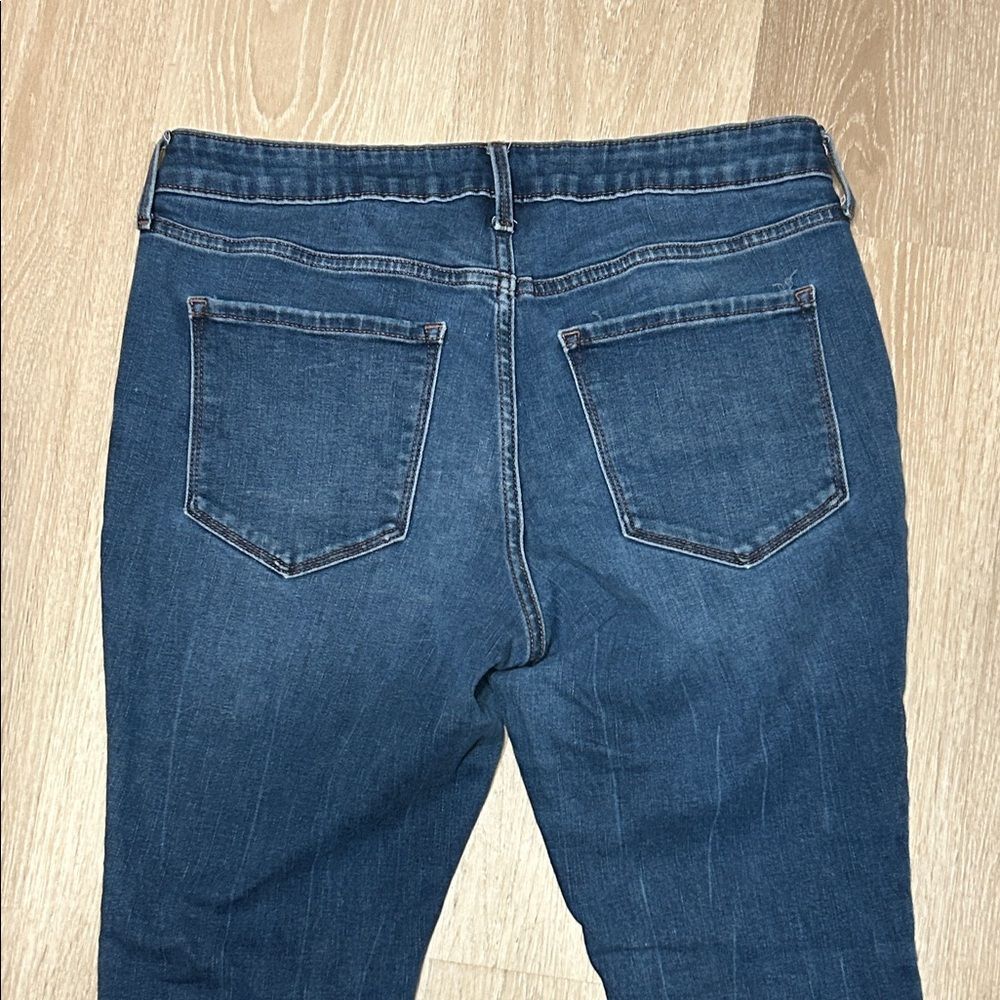 Old Navy Pop Icon Mid Rise Skinny Denim Jeans Sz 12 - Picture 6 of 8